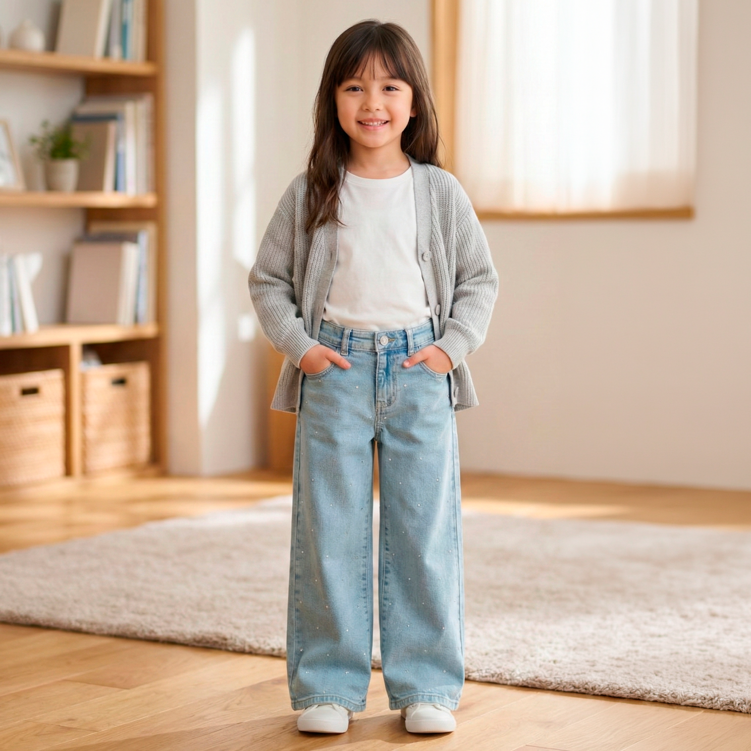 Guppy ROSE Pige Jeans - Light Blue Denim