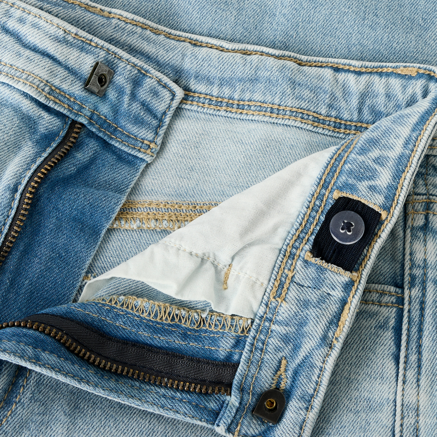 Guppy BEN X Drenge Jeans - Light Blue Denim