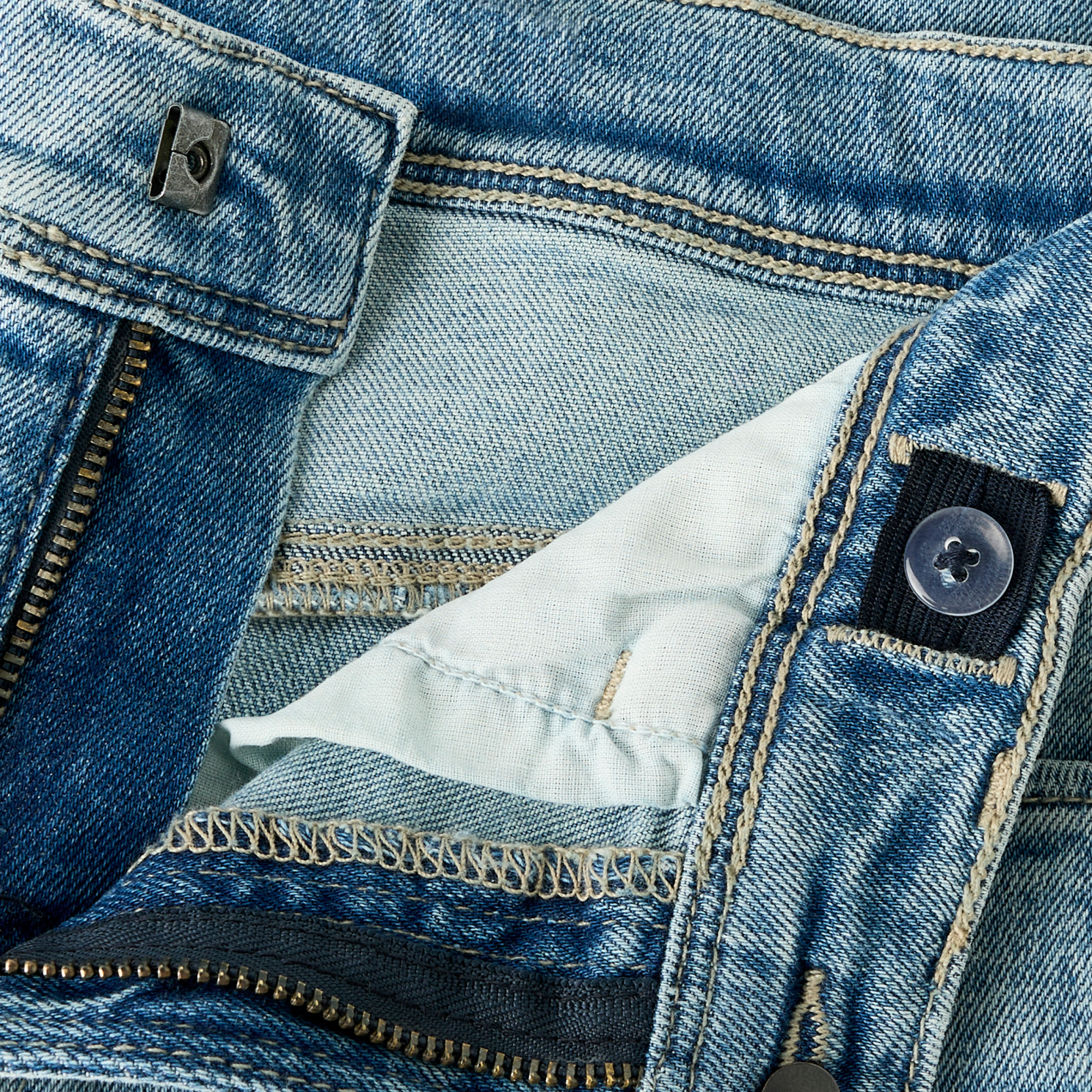 Guppy BEN Drenge Jeans - Medium Blue Denim