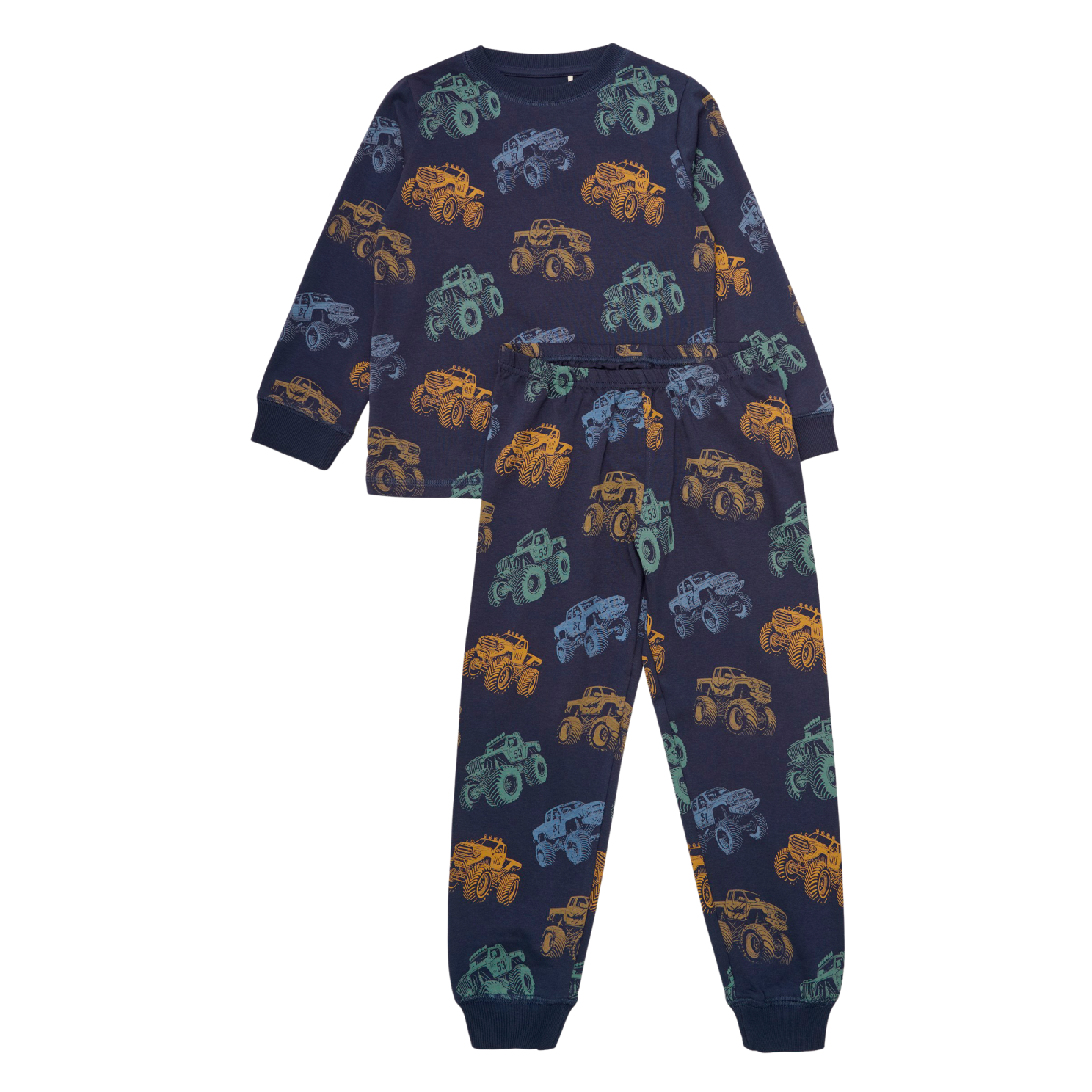 Minymo Drenge Nattøjssæt i økologisk bomuld - Parisian Night