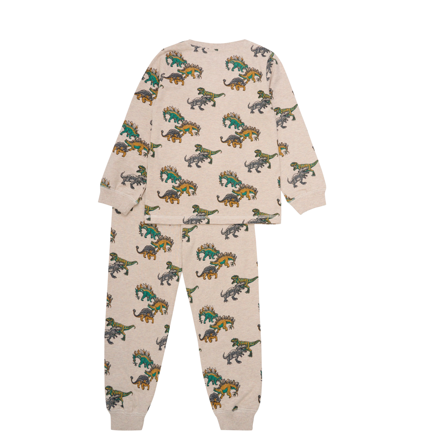 Minymo Drenge Nattøjssæt - Beige Melange