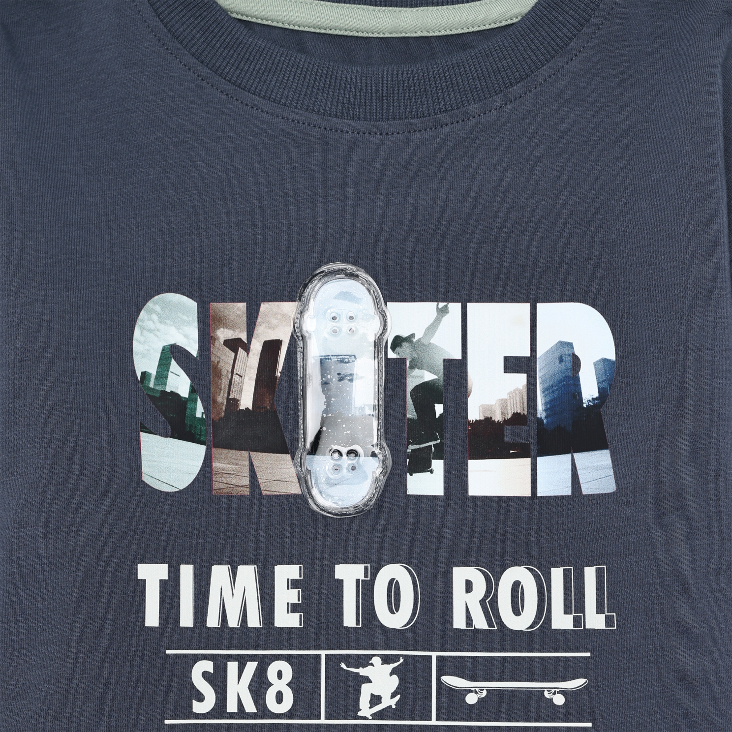 Minymo Drenge T-shirt - Odyssey Gray