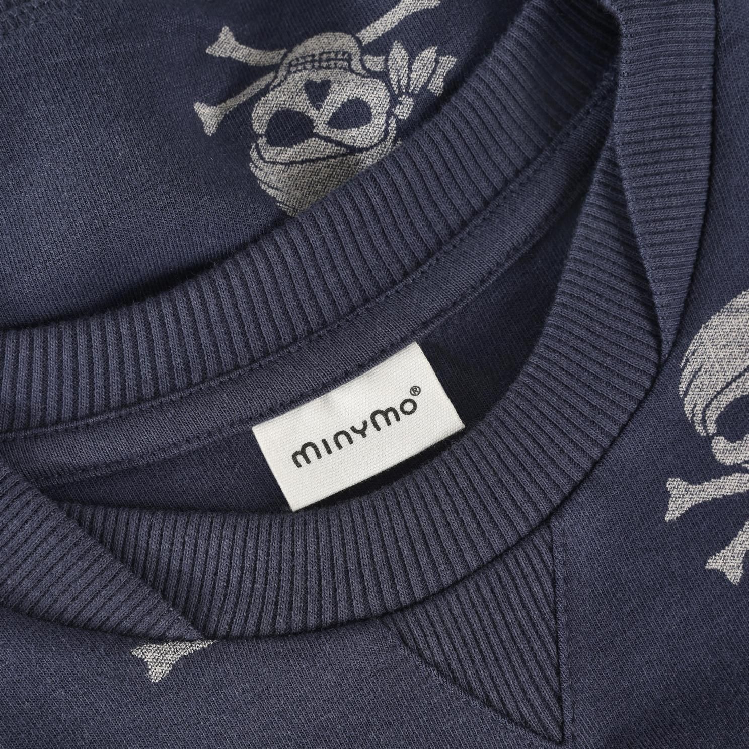 Minymo Drenge Sweatshirt i økologisk bomuld - Odyssey Gray