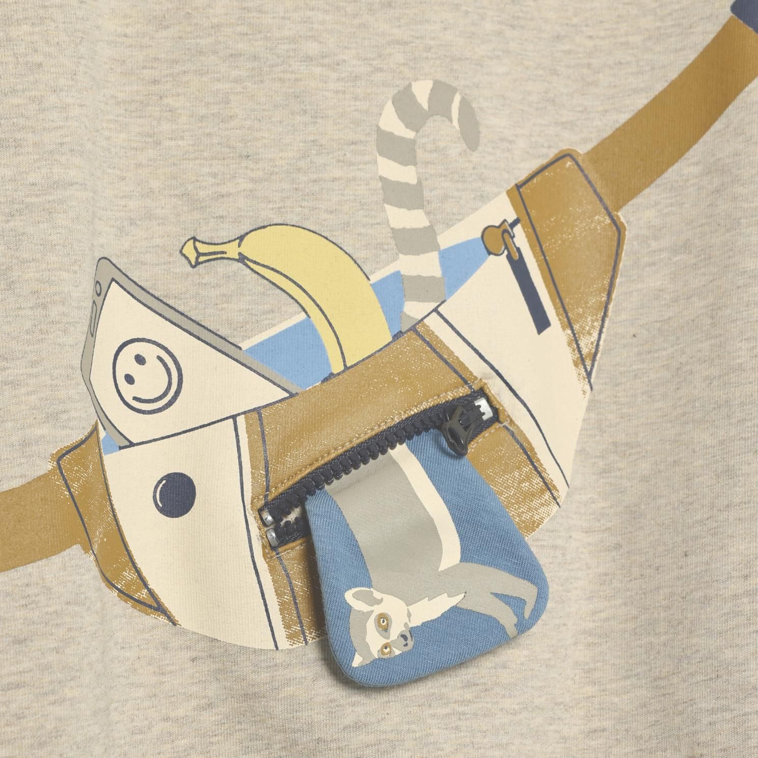 Minymo Børne Sweatshirt - Beige Melange