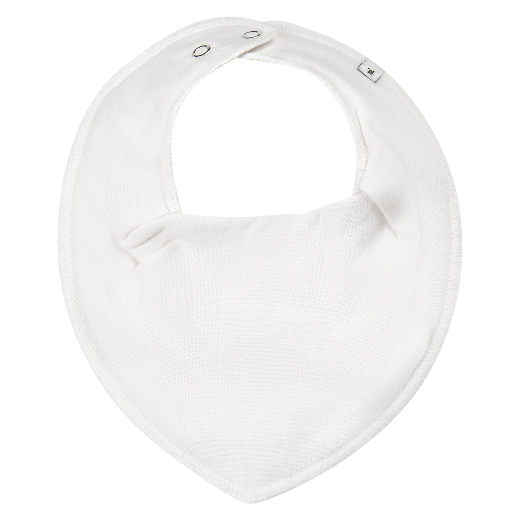 Pippi Baby Savlesmæk i økologisk bomuld - Marshmallow White