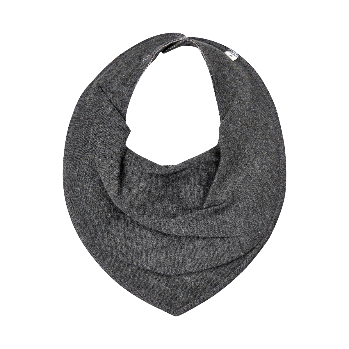 Pippi Baby Savlesmæk i økologisk bomuld - Dark Grey Melange