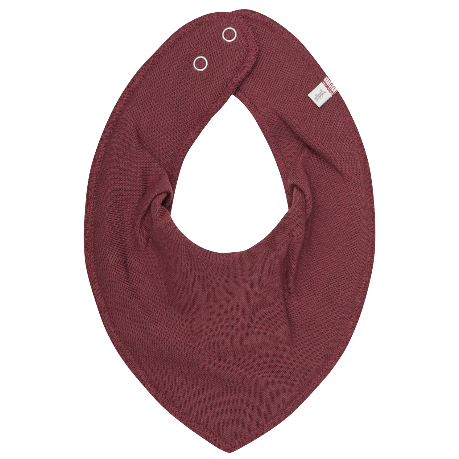 Pippi Baby Savlesmæk i økologisk bomuld - New Maroon
