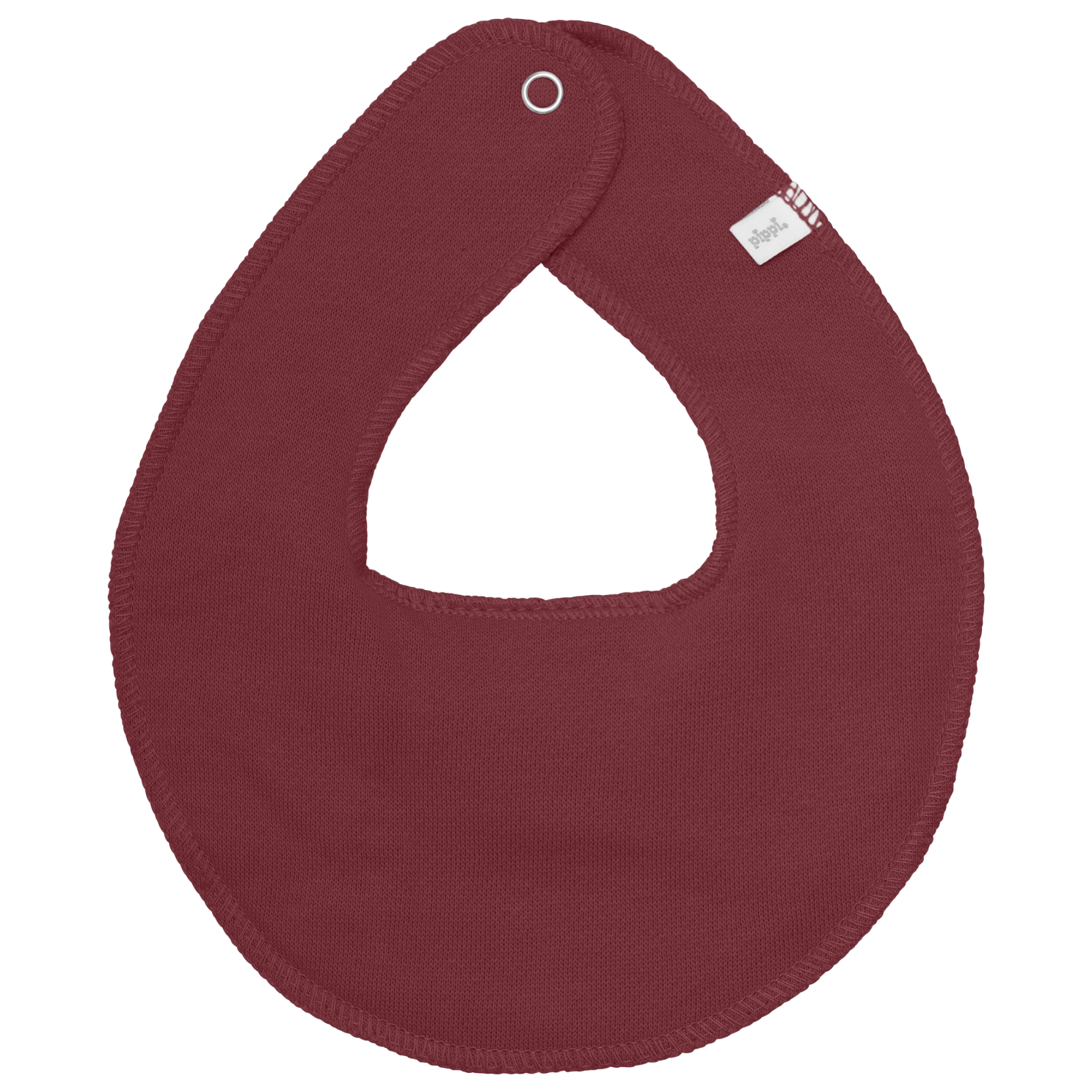 Pippi Baby Savlesmæk i økologisk bomuld - New Maroon