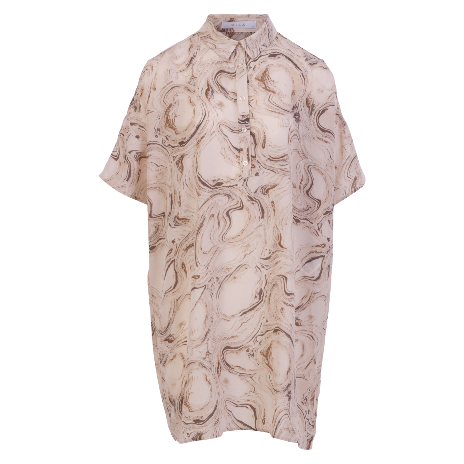 Vila Dame Kjole - Birch/Marvel