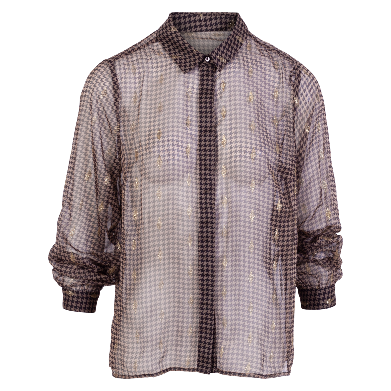 Vila Dame Skjorte - Black/Noma