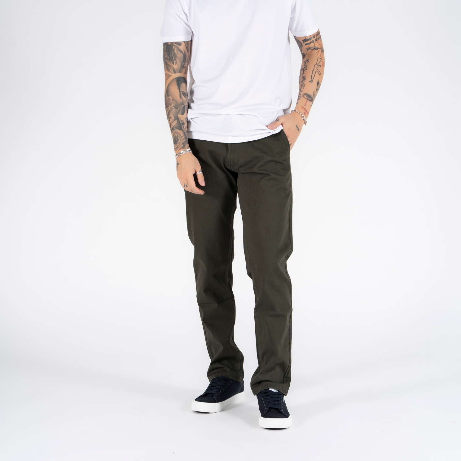 Marcus Gerry Herre Chinos - Olive Green