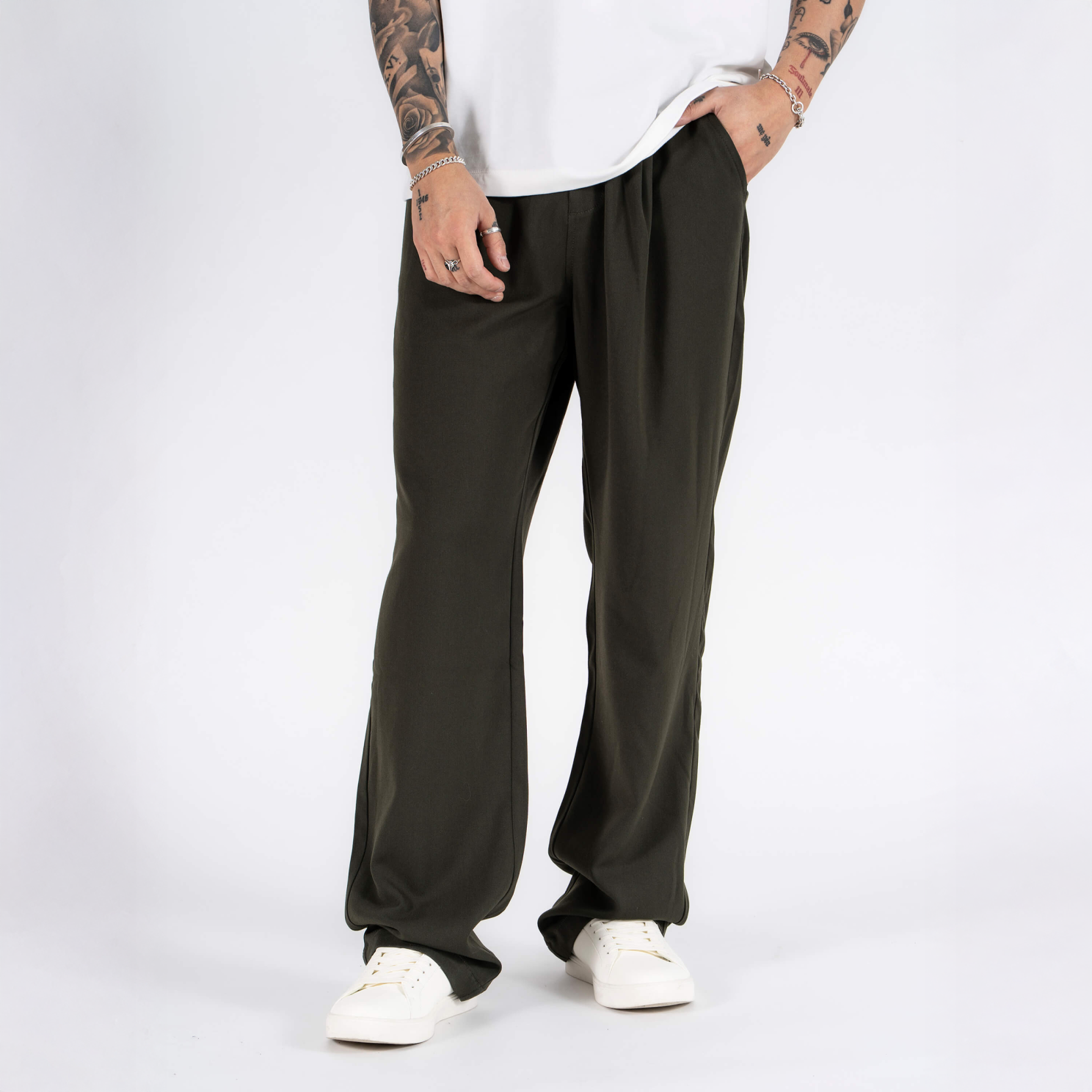 Marcus Guster Herre Bukser - Forest green