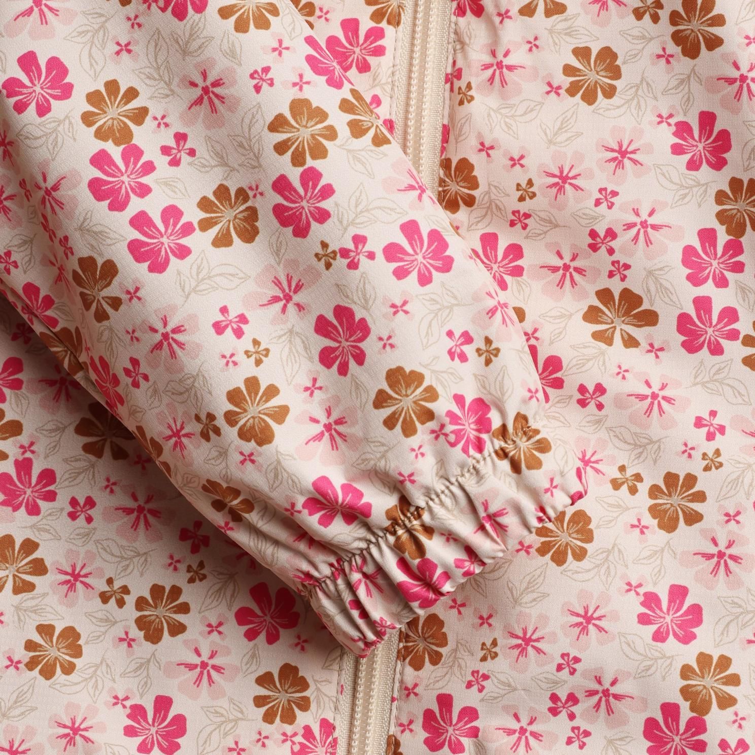 Minymo Pige Regnjakke m. BIONIC-FINISH® ECO coating - White Swan