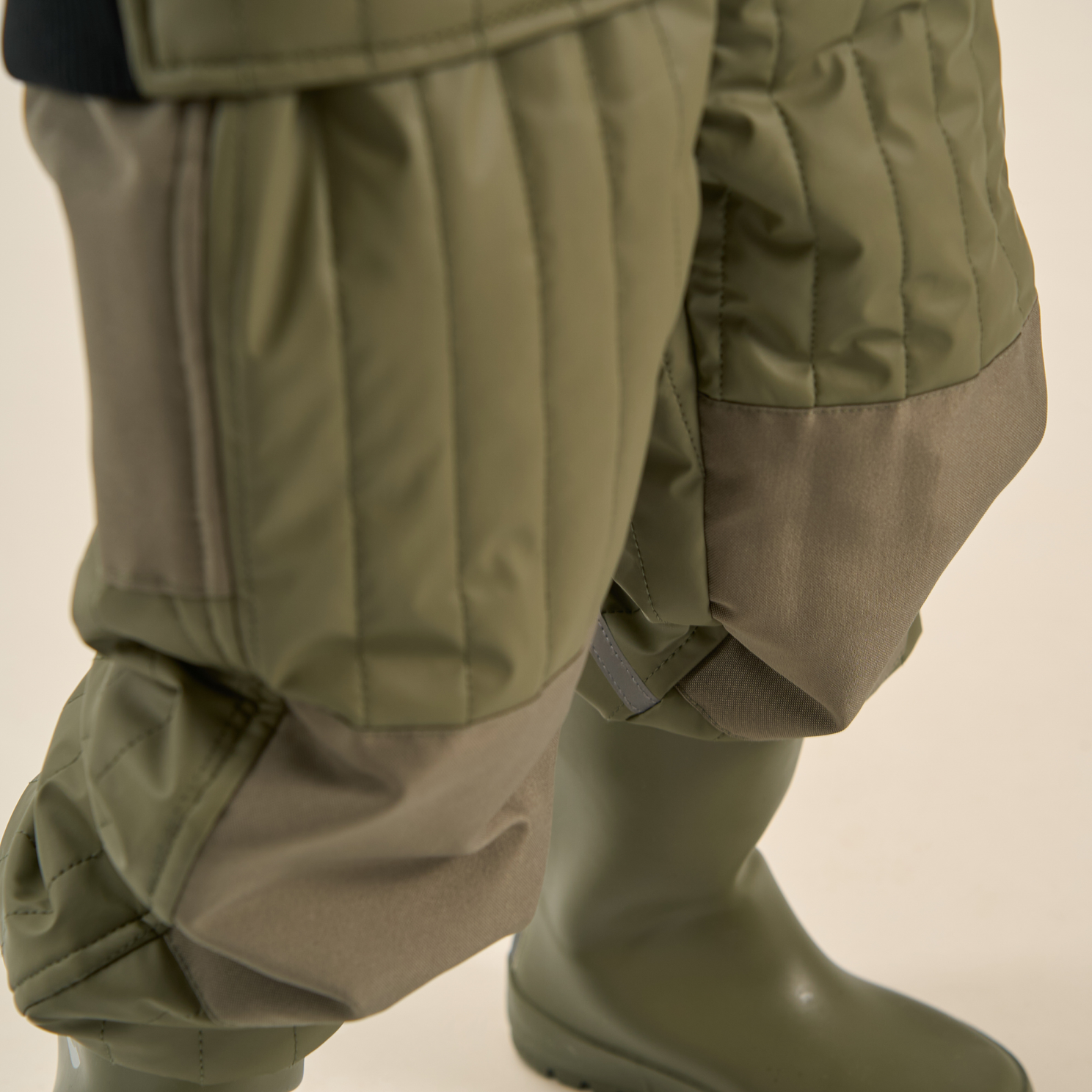 Mikk-line Duvet Børne Termobukser m. BIONIC-FINISH® ECO coating - Dusty Olive