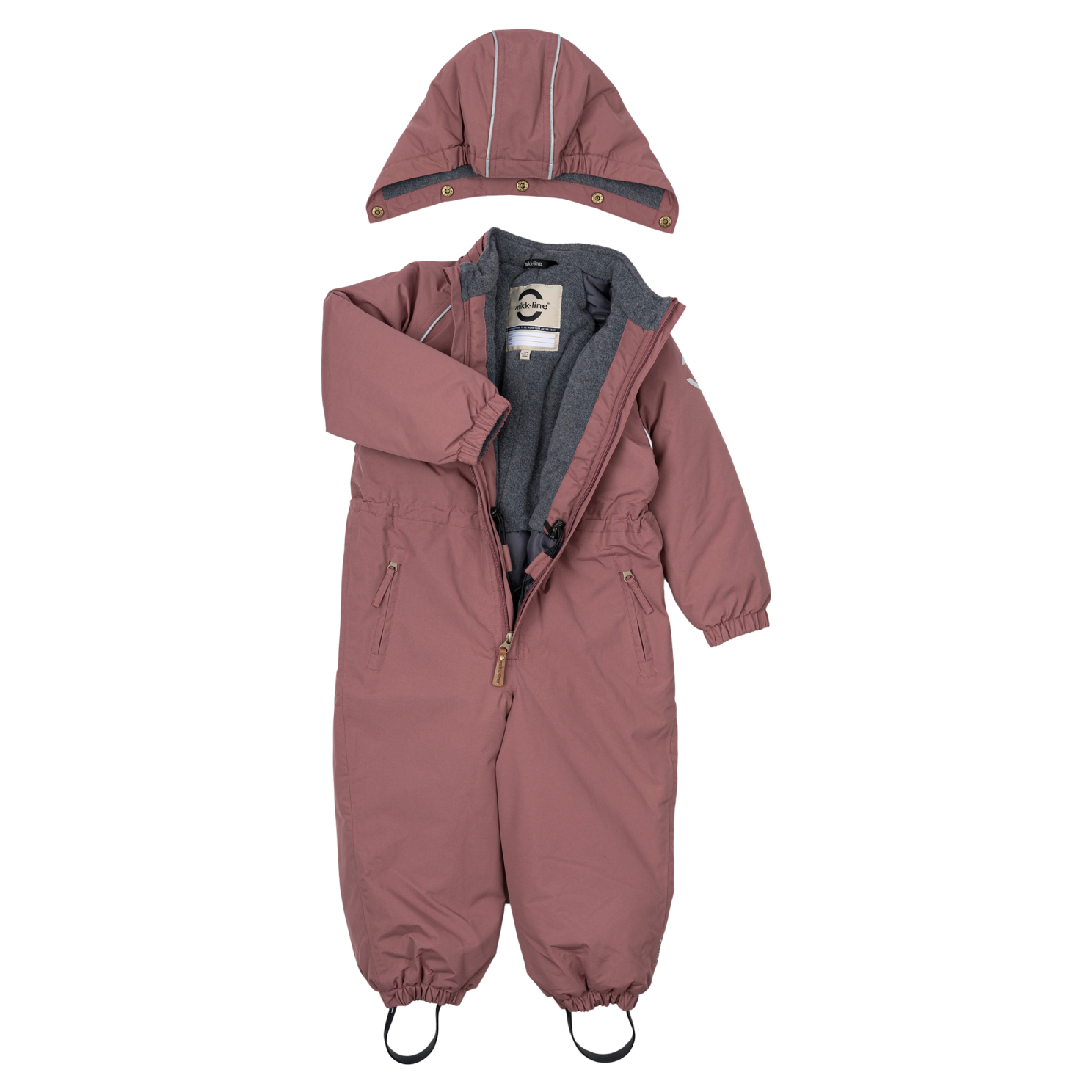 Mikk-line Pige Flyverdragt m. BIONIC-FINISH® ECO coating - Rose Brown