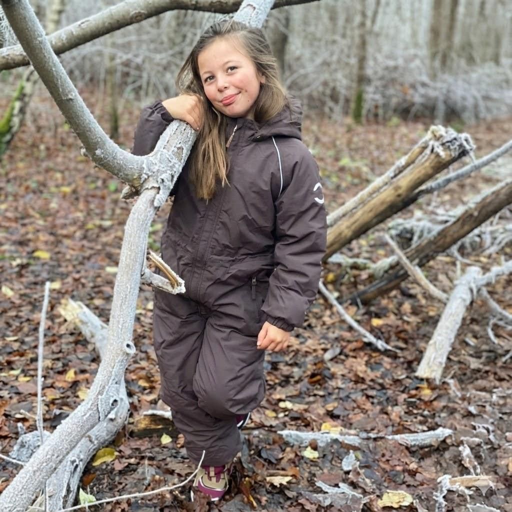 Mikk-line Børne Flyverdragt m. BIONIC-FINISH® ECO coating - Raisin