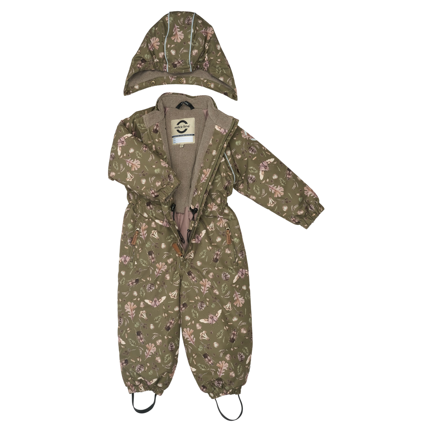 Mikk-line Pige Flyverdragt m. BIONIC-FINISH® ECO coating - Burnt Olive