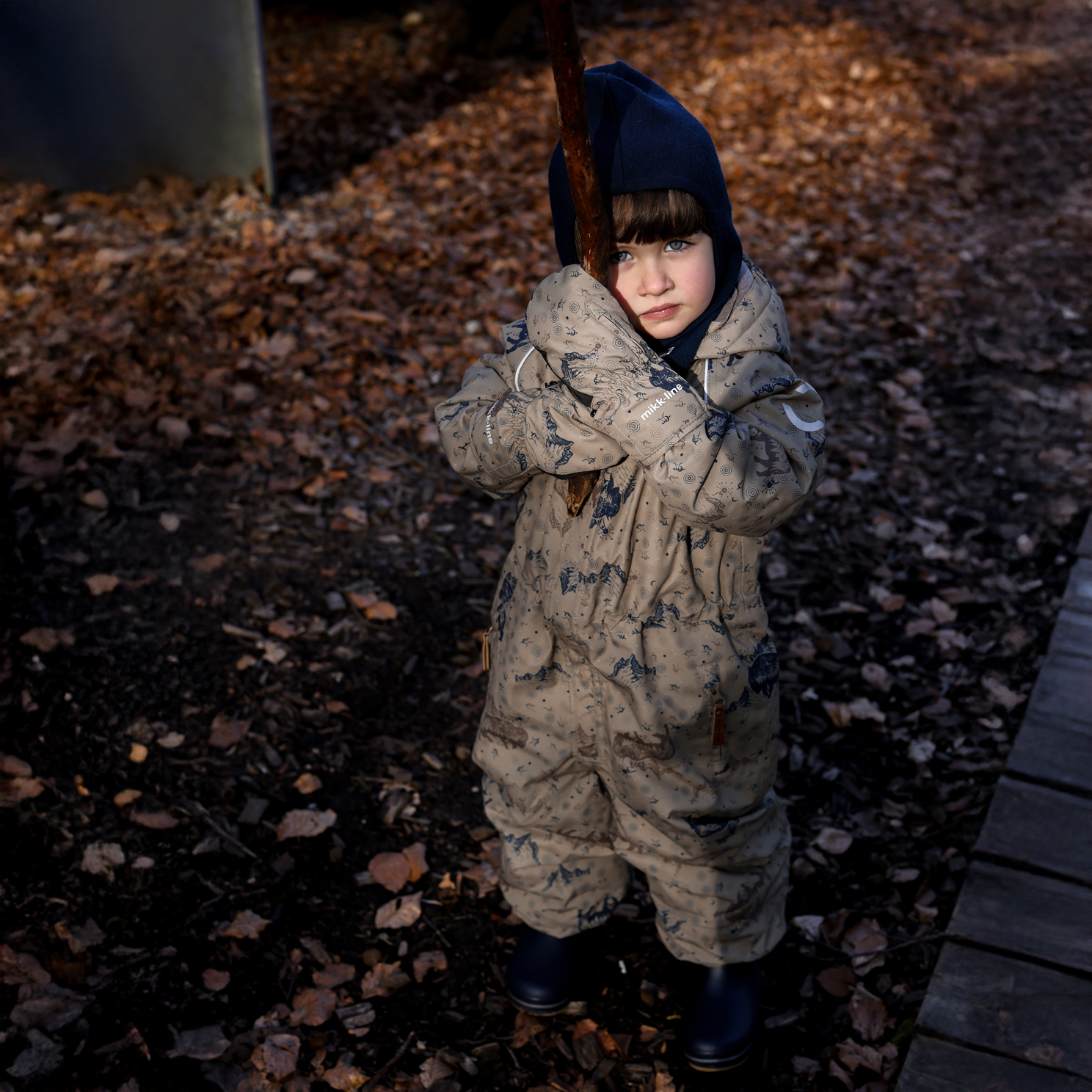 Mikk-line Børne Flyverdragt m. BIONIC-FINISH® ECO coating - Coriander