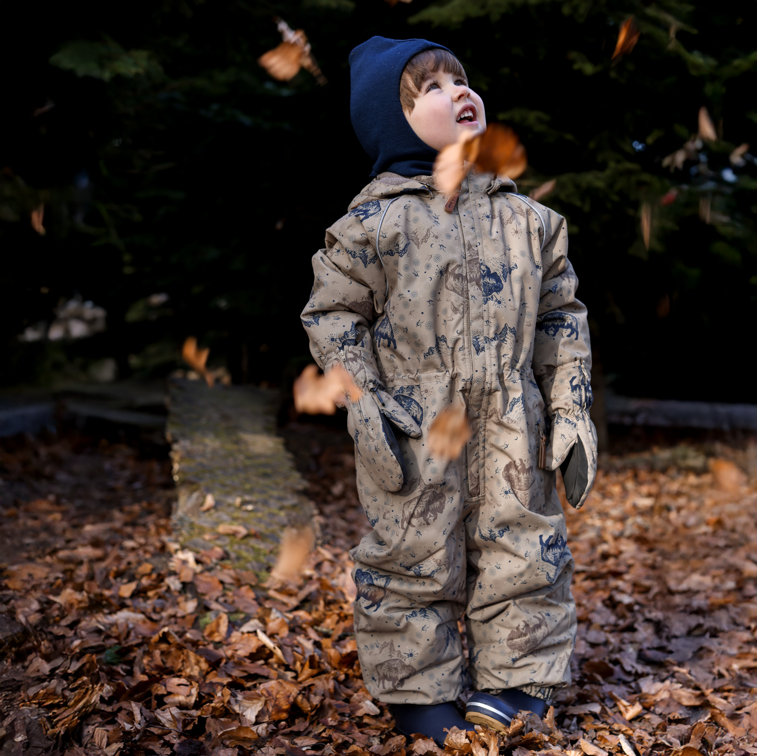 Mikk-line Børne Flyverdragt m. BIONIC-FINISH® ECO coating - Coriander