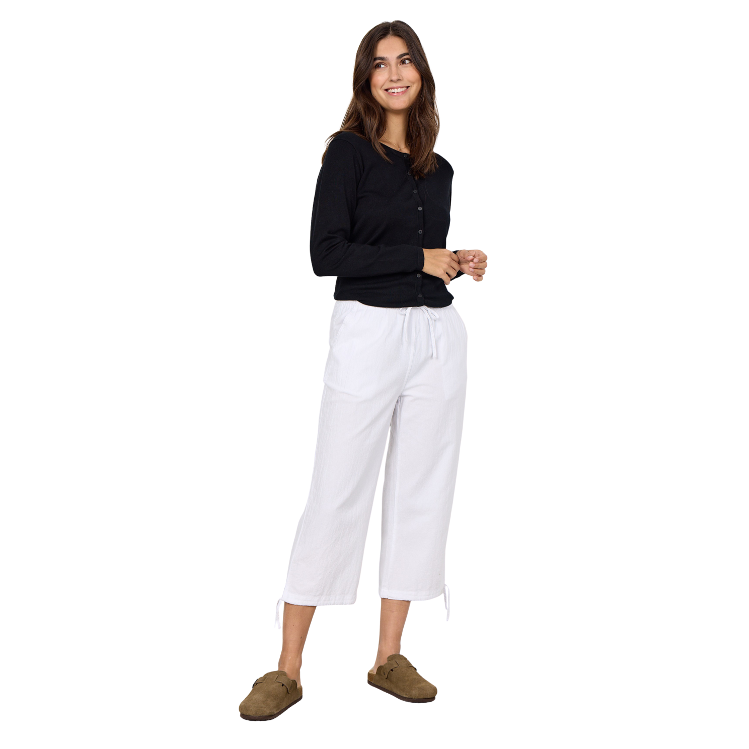 Pure Instinct Dame Capri - WHITE