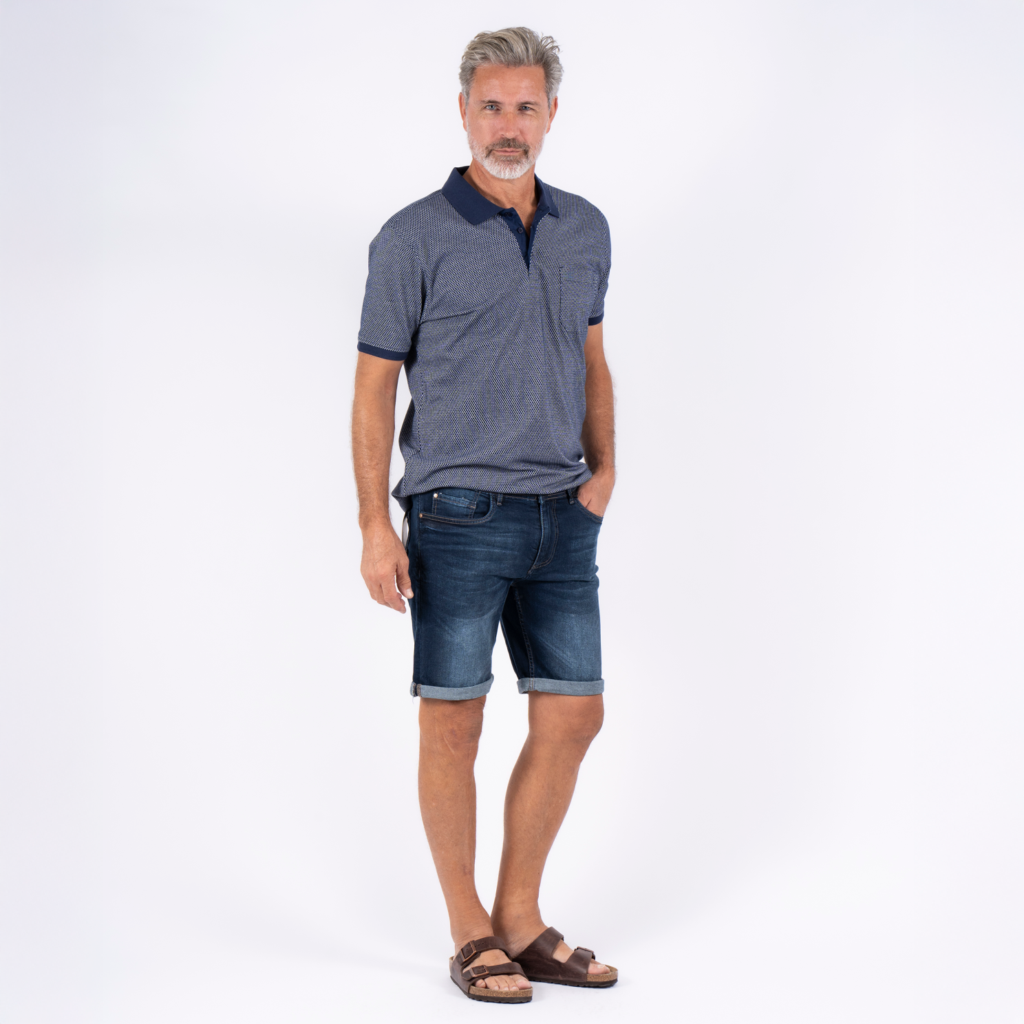 Pre End Indie Herre Shorts - Dk Blue Wash