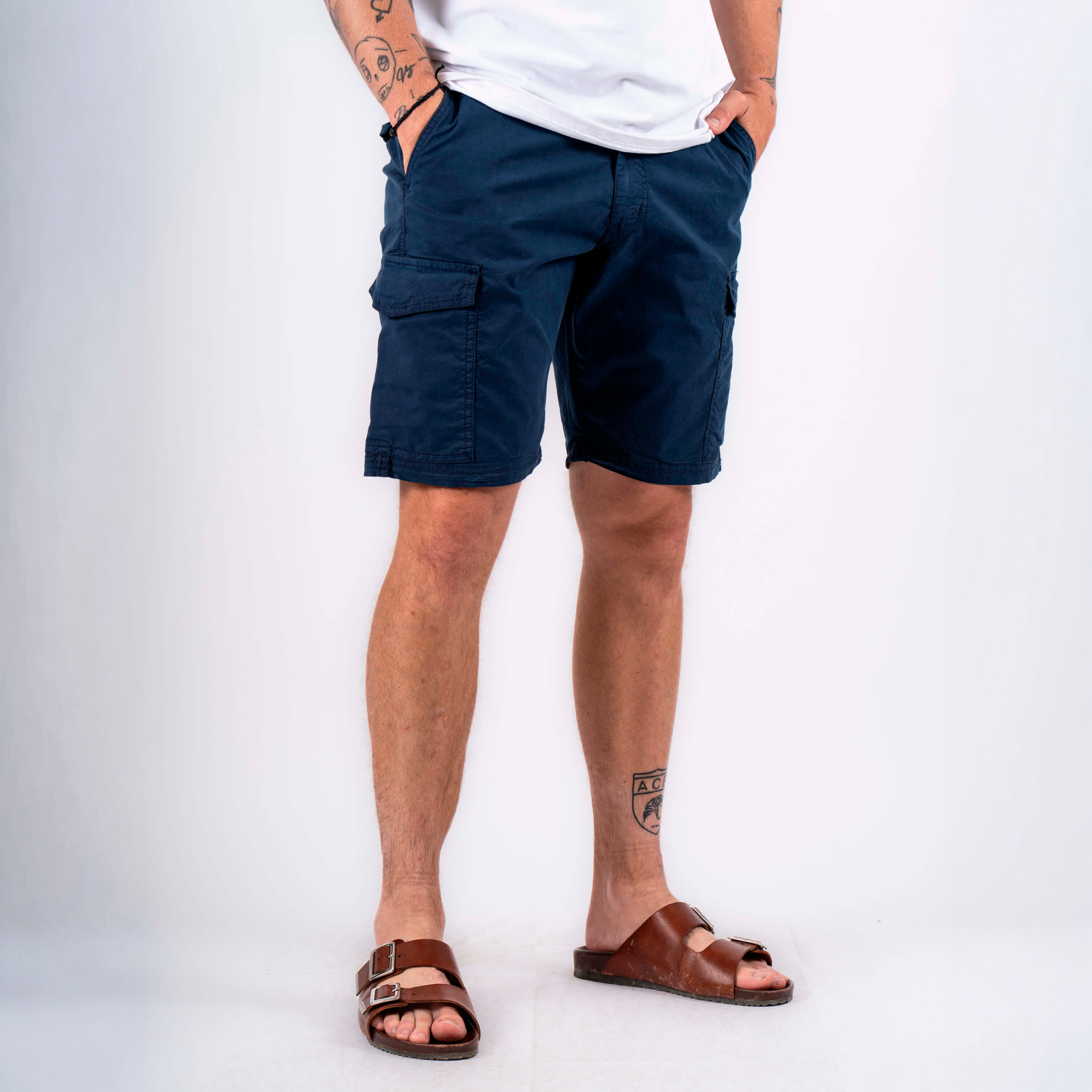 Pre End Pierce Herre Shorts - Naval Blue