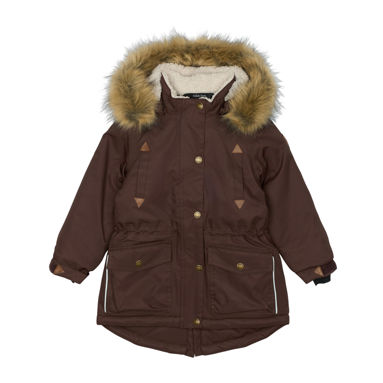 Mikk-line Pige Vinterjakke m. BIONIC-FINISH® ECO coating - French Roast