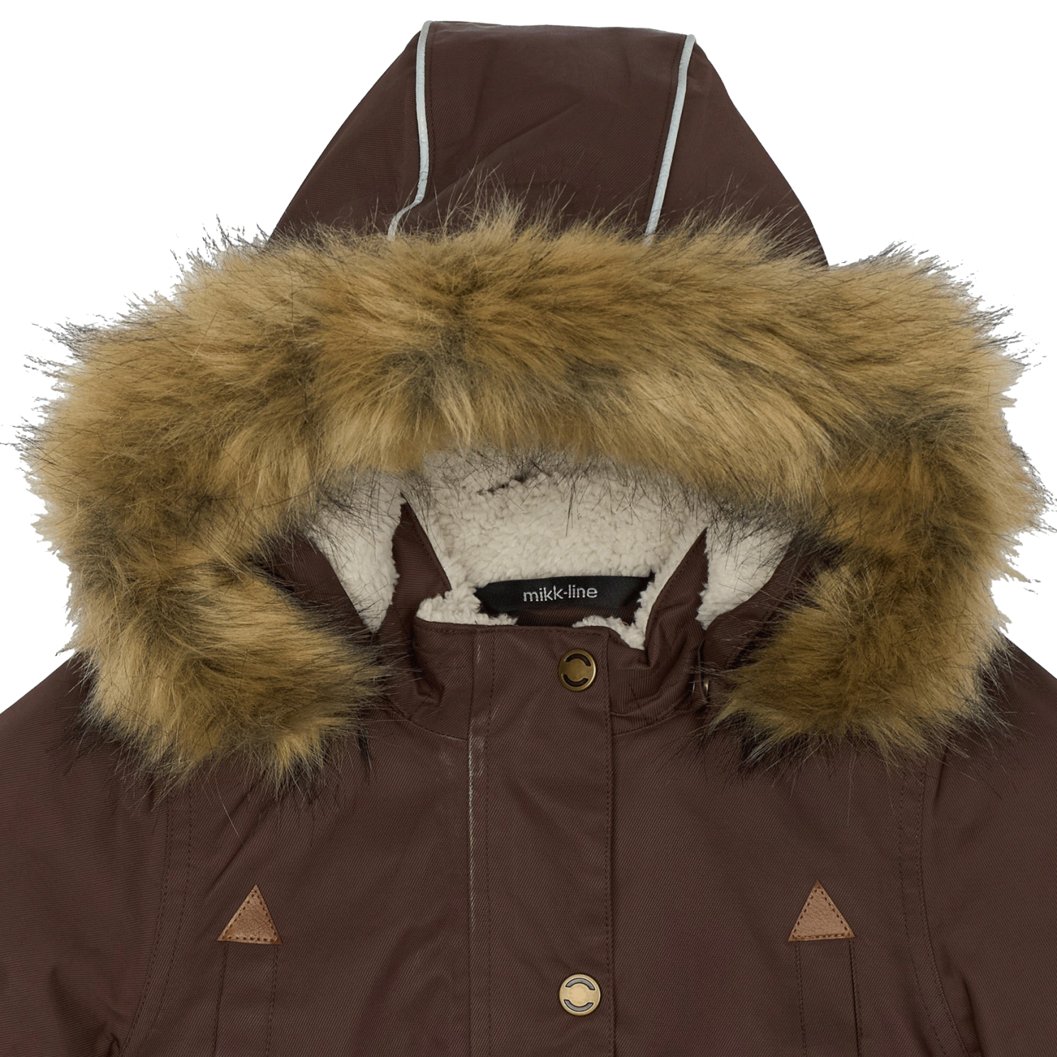Mikk-line Pige Vinterjakke m. BIONIC-FINISH® ECO coating - French Roast
