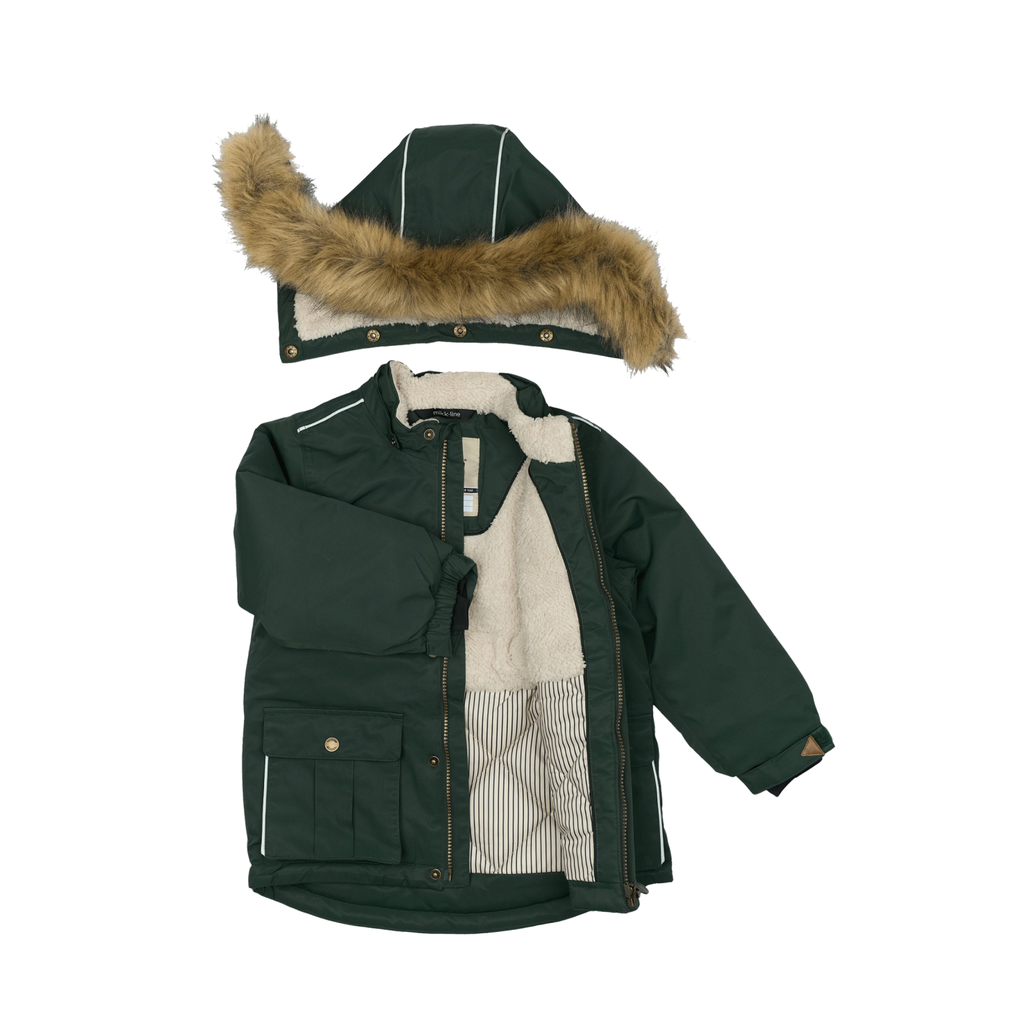 Mikk-line Børne Vinterjakke m. BIONIC-FINISH® ECO coating - Darkest Sprouse