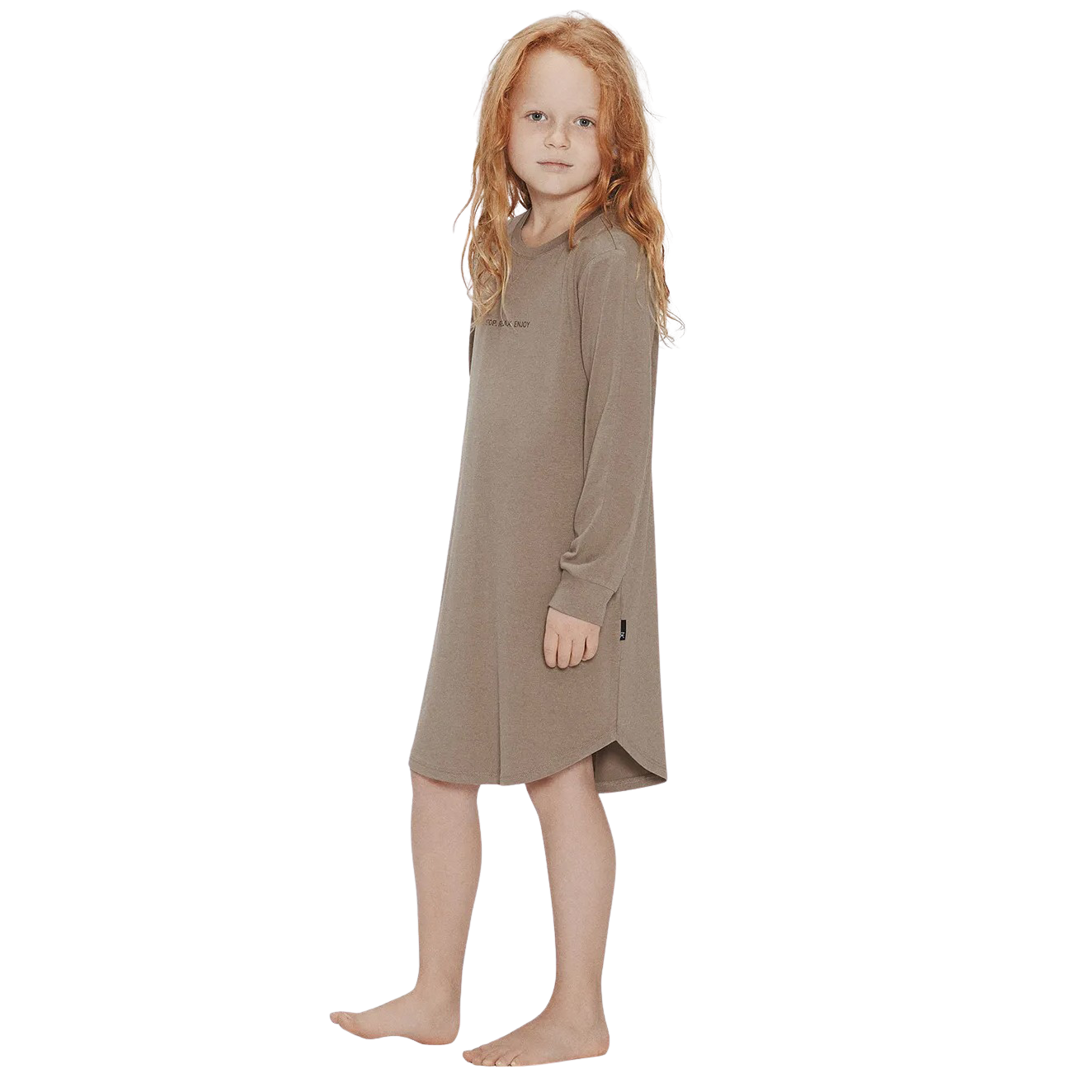 JBS of Denmark Pige Natkjole i bambus - Caramel