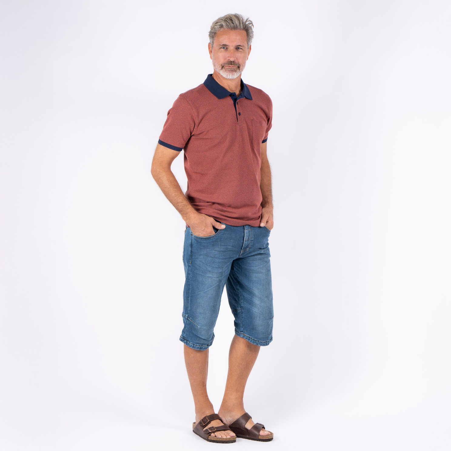 Pre End Bondo Herre Knickers - Soft Blue Wash