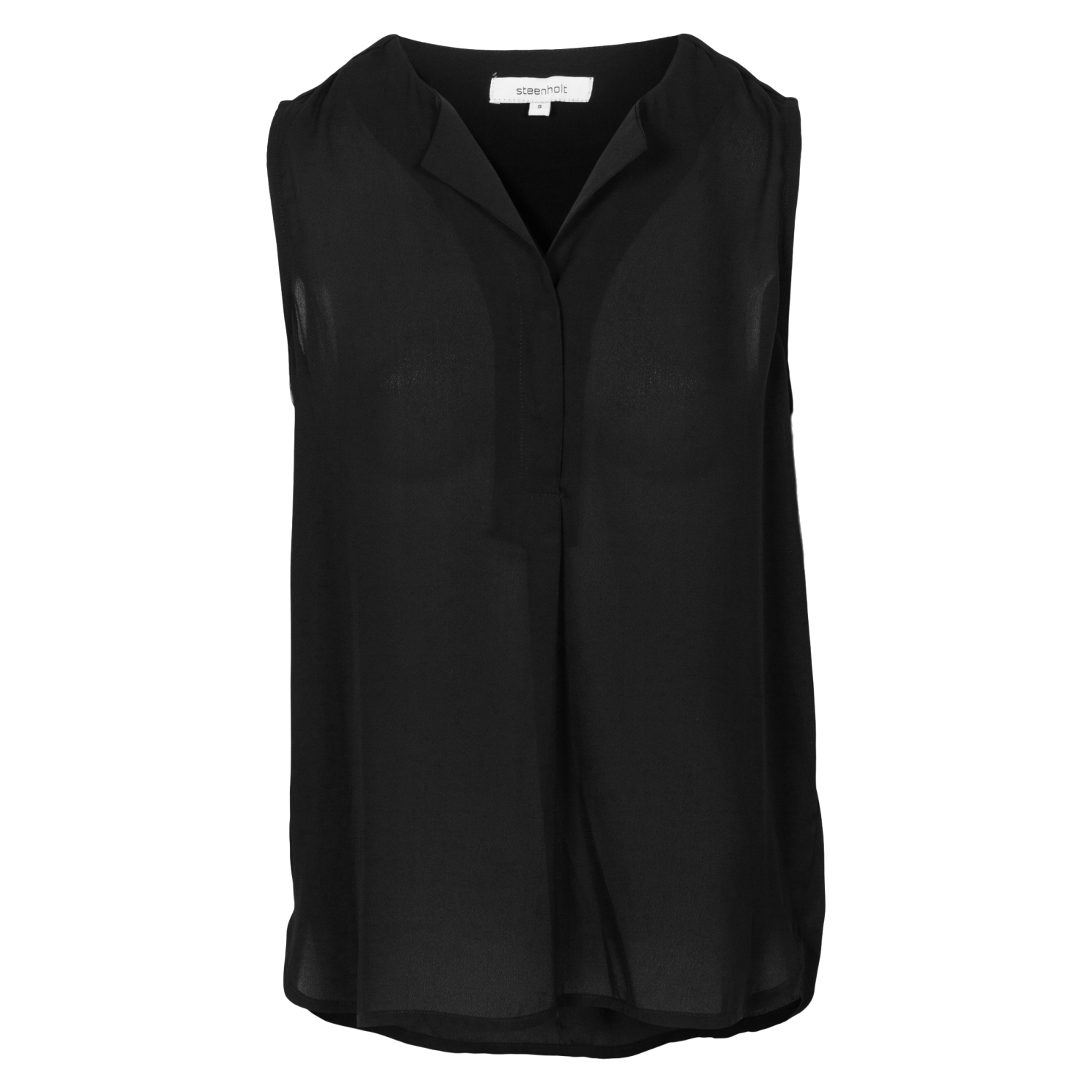 Steenholt Clara Dame Top - Jet Black