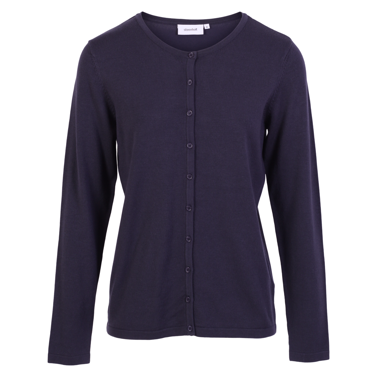 Steenholt Cava Dame Cardigan Plus Size - Navy