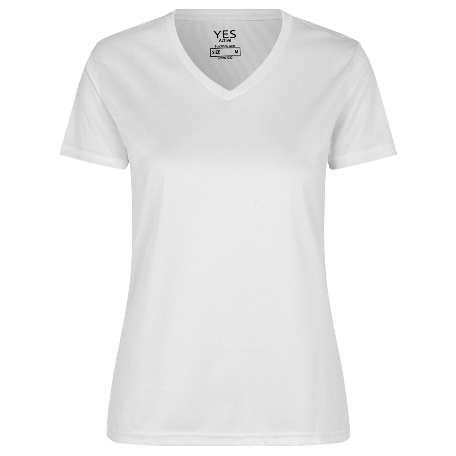 ID YES Active Dame Trænings t-shirt - Hvid