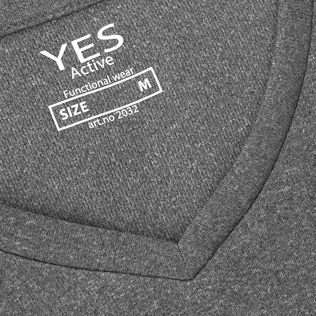ID YES Active Dame Trænings t-shirt - Grå Melange