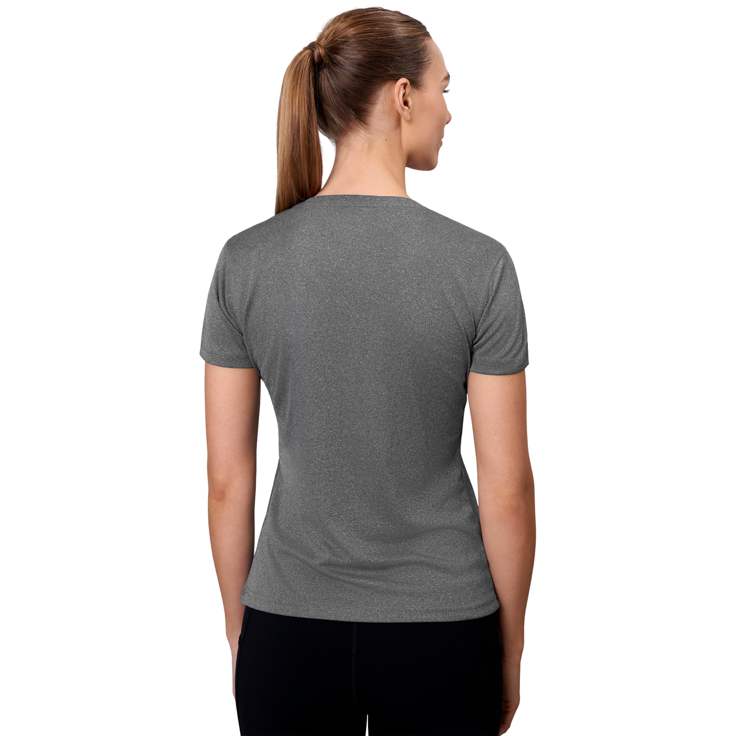 ID YES Active Dame Trænings t-shirt - Grå Melange