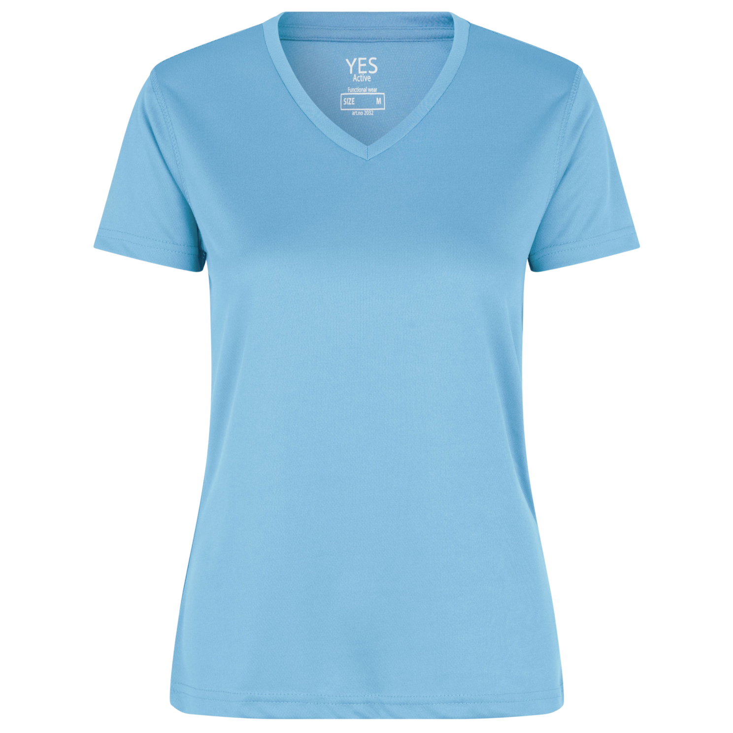 ID YES Active Dame Trænings t-shirt - Cyan