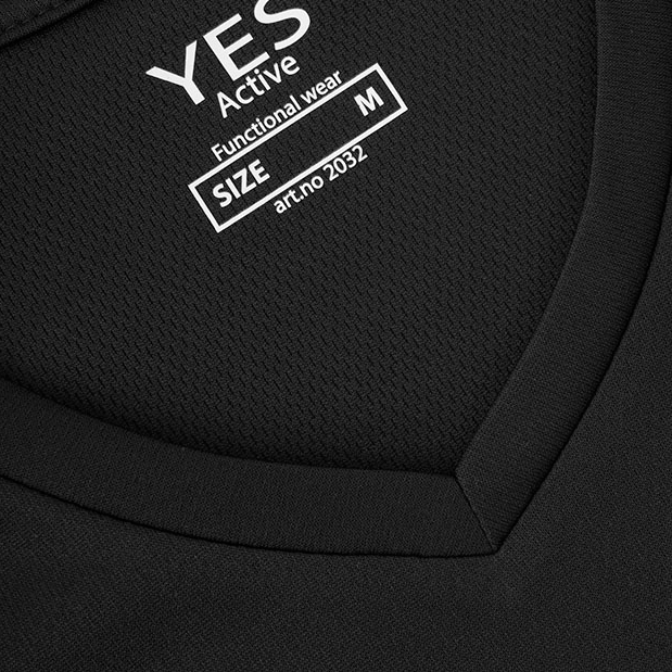 ID YES Active Dame Trænings t-shirt - Sort