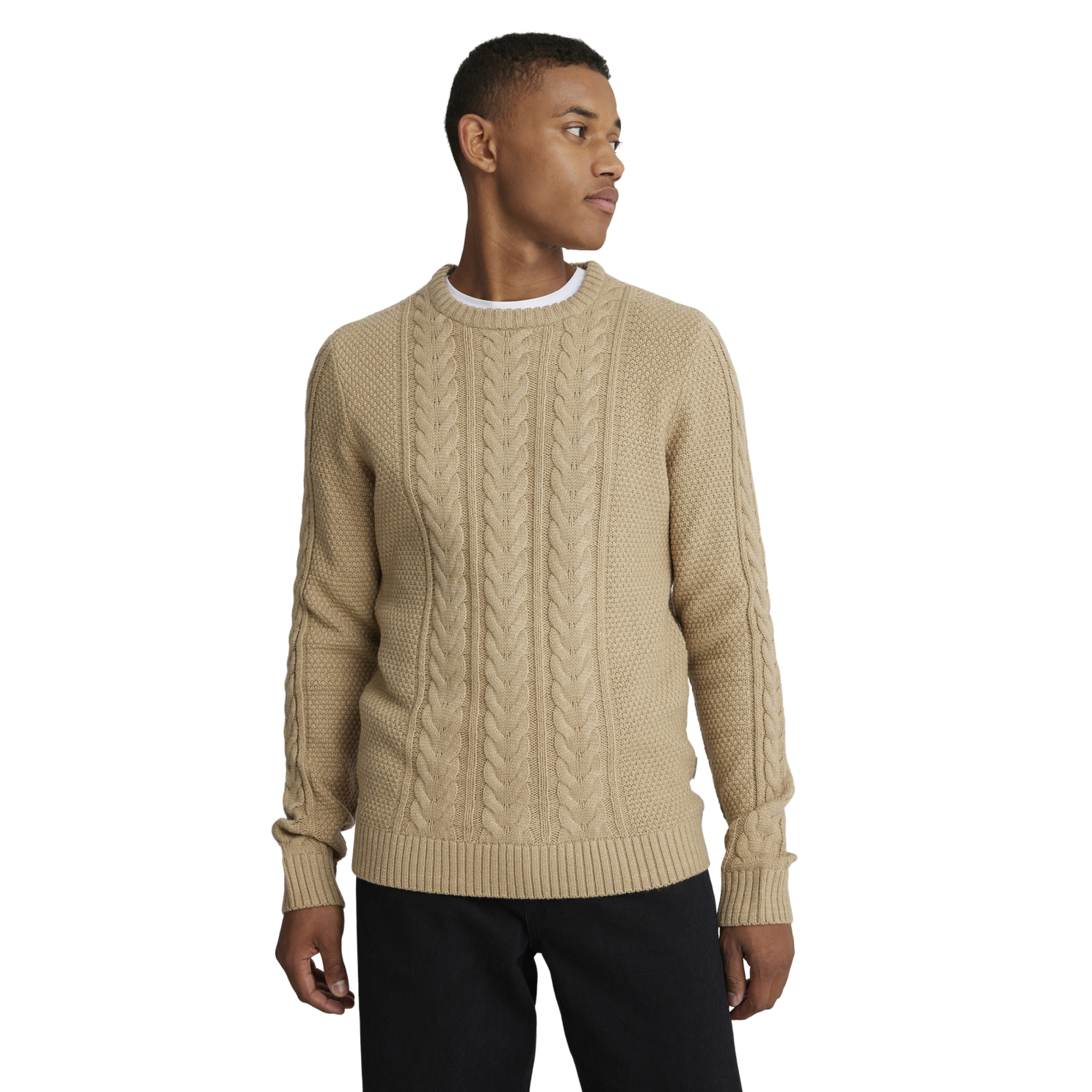 Blend Herre Striktrøje - Oyster Gray