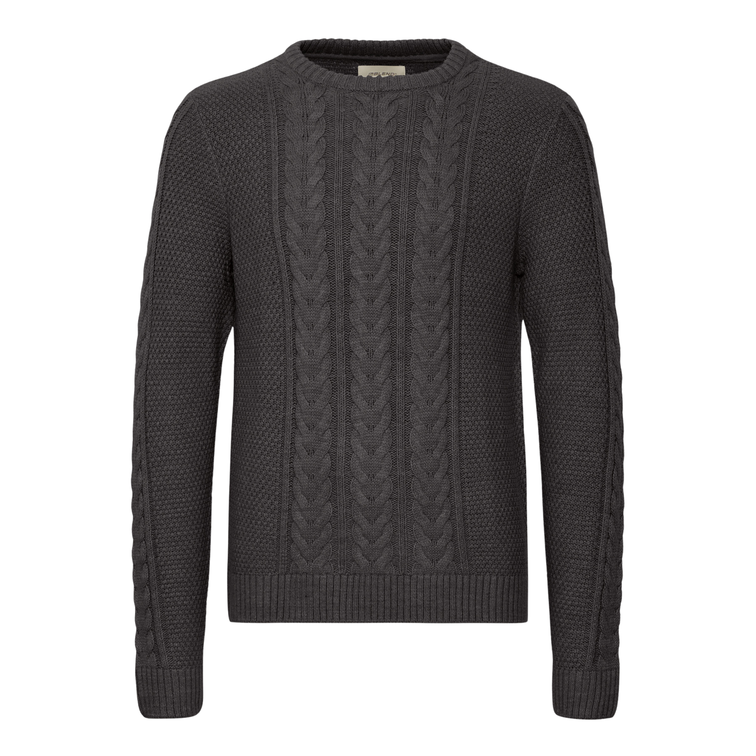 Blend Herre Striktrøje - Charcoal Mix