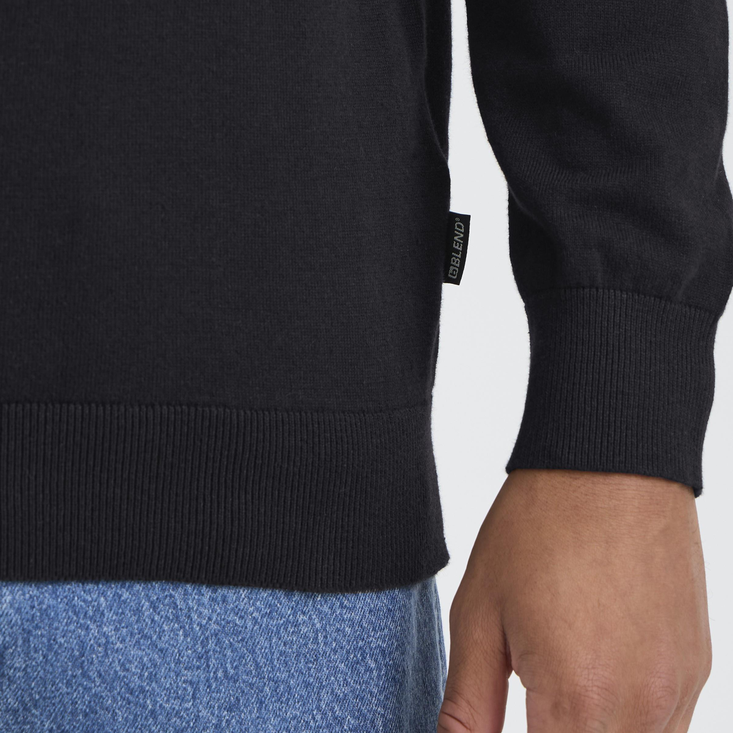 Blend Herre Striktrøje - Black Beauty