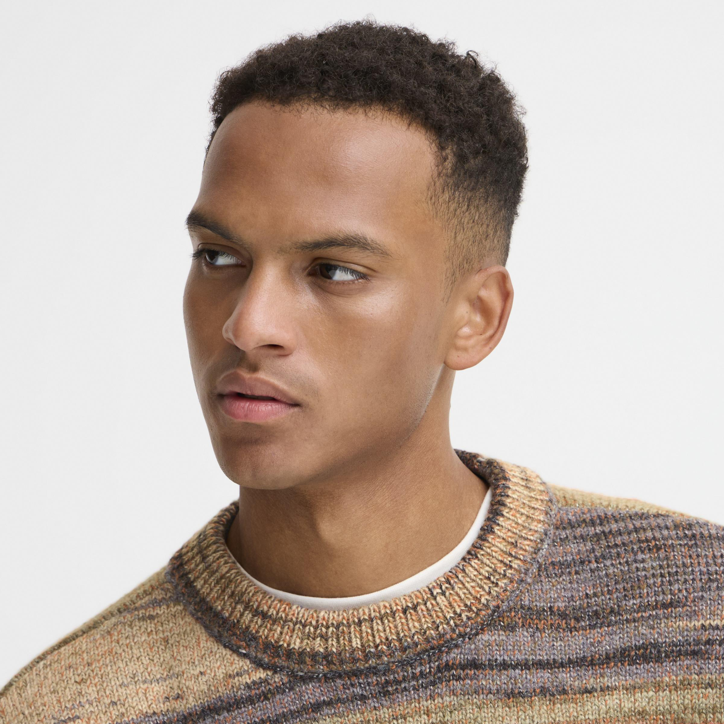 Blend Birger Herre Striktrøje - IRON GATE