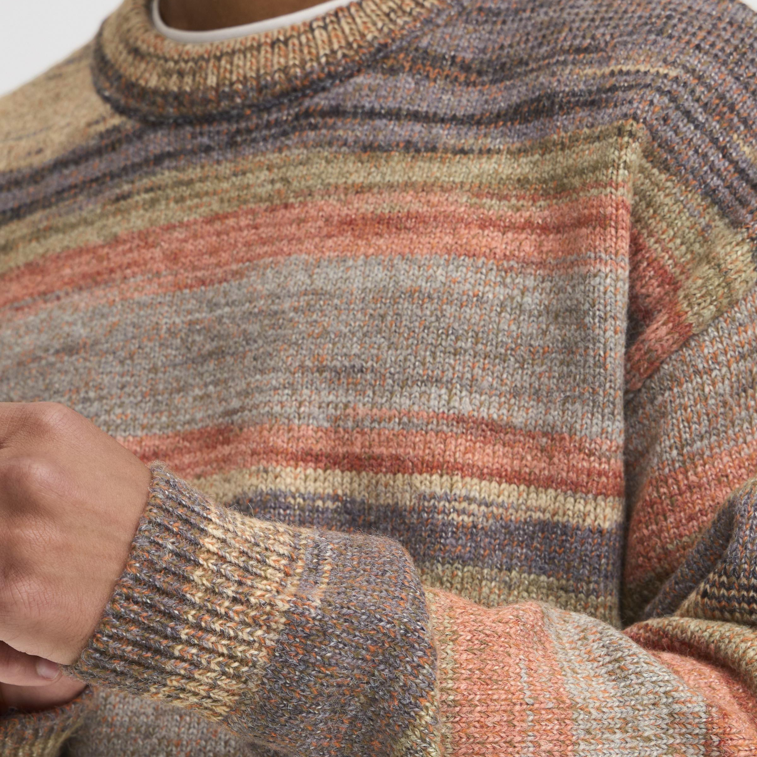 Blend Birger Herre Striktrøje - IRON GATE