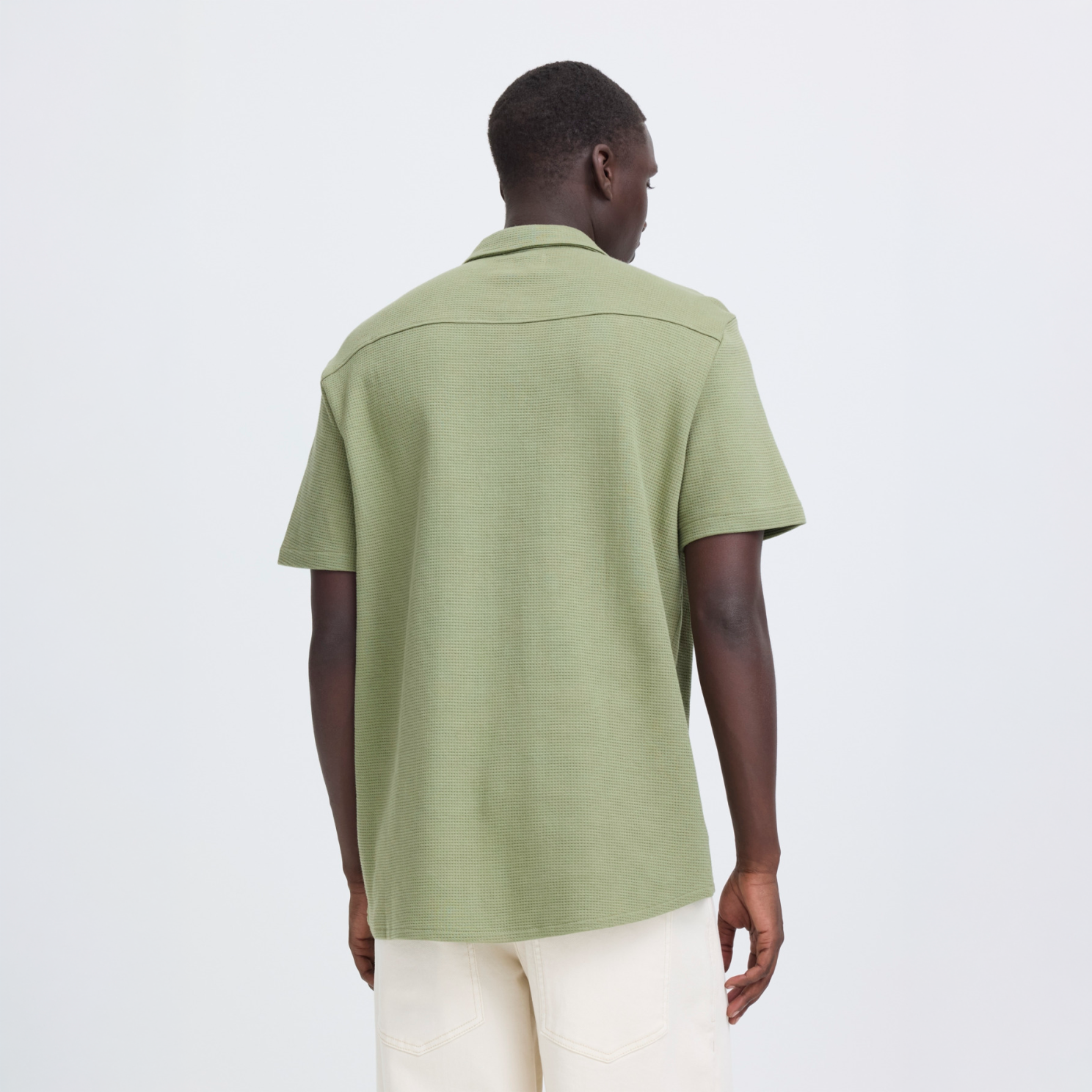 Blend Fillip Herre Kortærmet skjorte - Oil Green