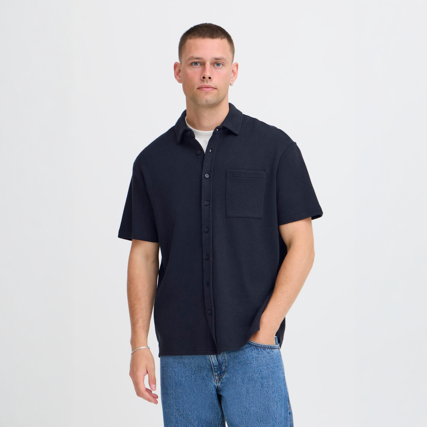 Blend Fillip Herre Kortærmet skjorte - Salute
