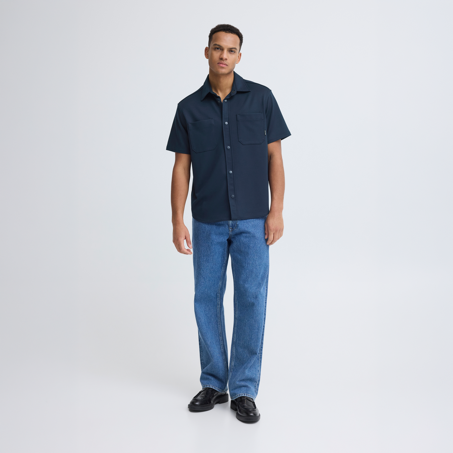 Blend Adrian Herre Kortærmet skjorte - Salute