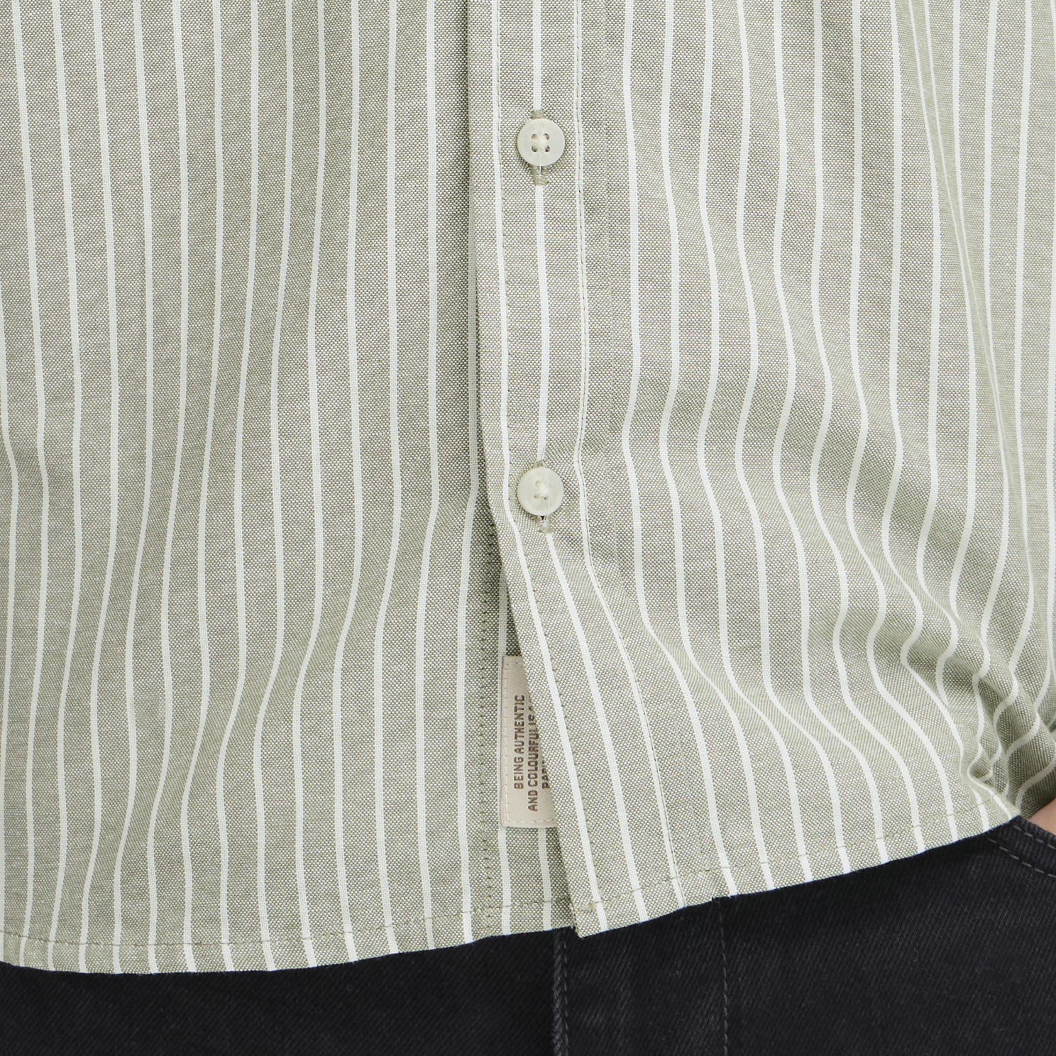 Blend Herre Skjorte - Oil Green