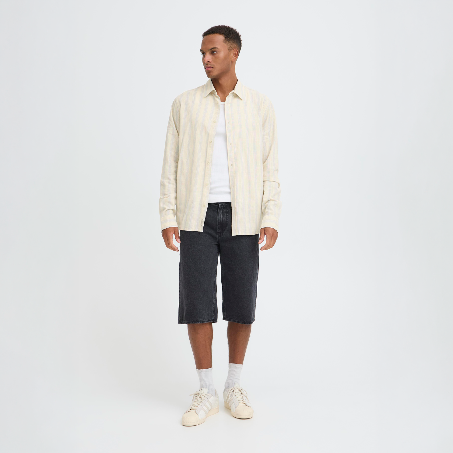 Blend Daris Herre Skjorte - FADED DENIM