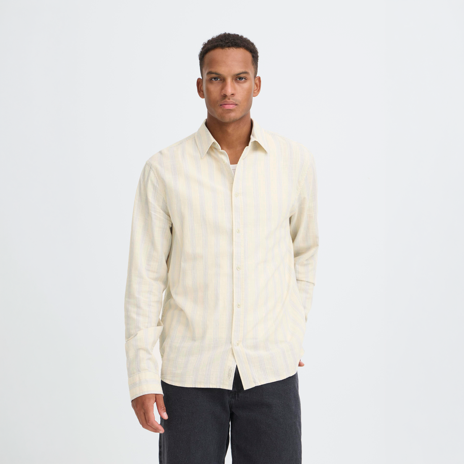 Blend Daris Herre Skjorte - FADED DENIM