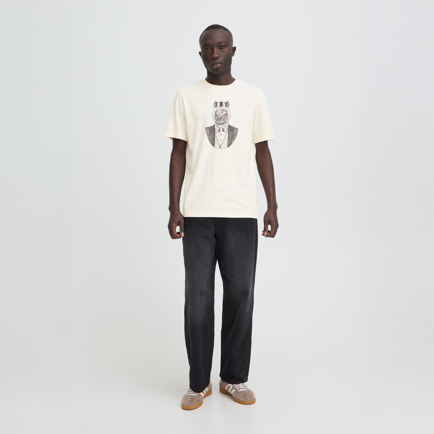 Blend Kay Herre T-shirt - VANILLA ICE